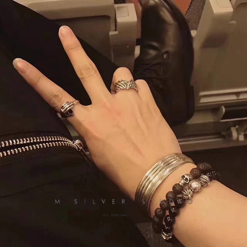 Chrome Hearts Cross Ring - Gothic 925 Sterling Silver Jewelry | David Studio