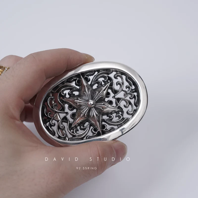 Chrome Hearts Cross Ring - Gothic 925 Sterling Silver Jewelry | David Studio