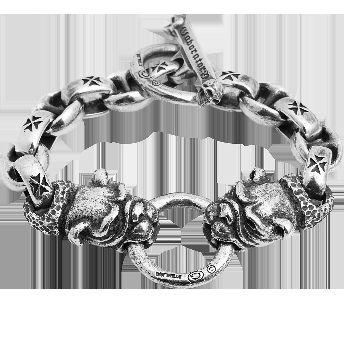 Chrome Hearts Cross Ring - Gothic 925 Sterling Silver Jewelry | David Studio