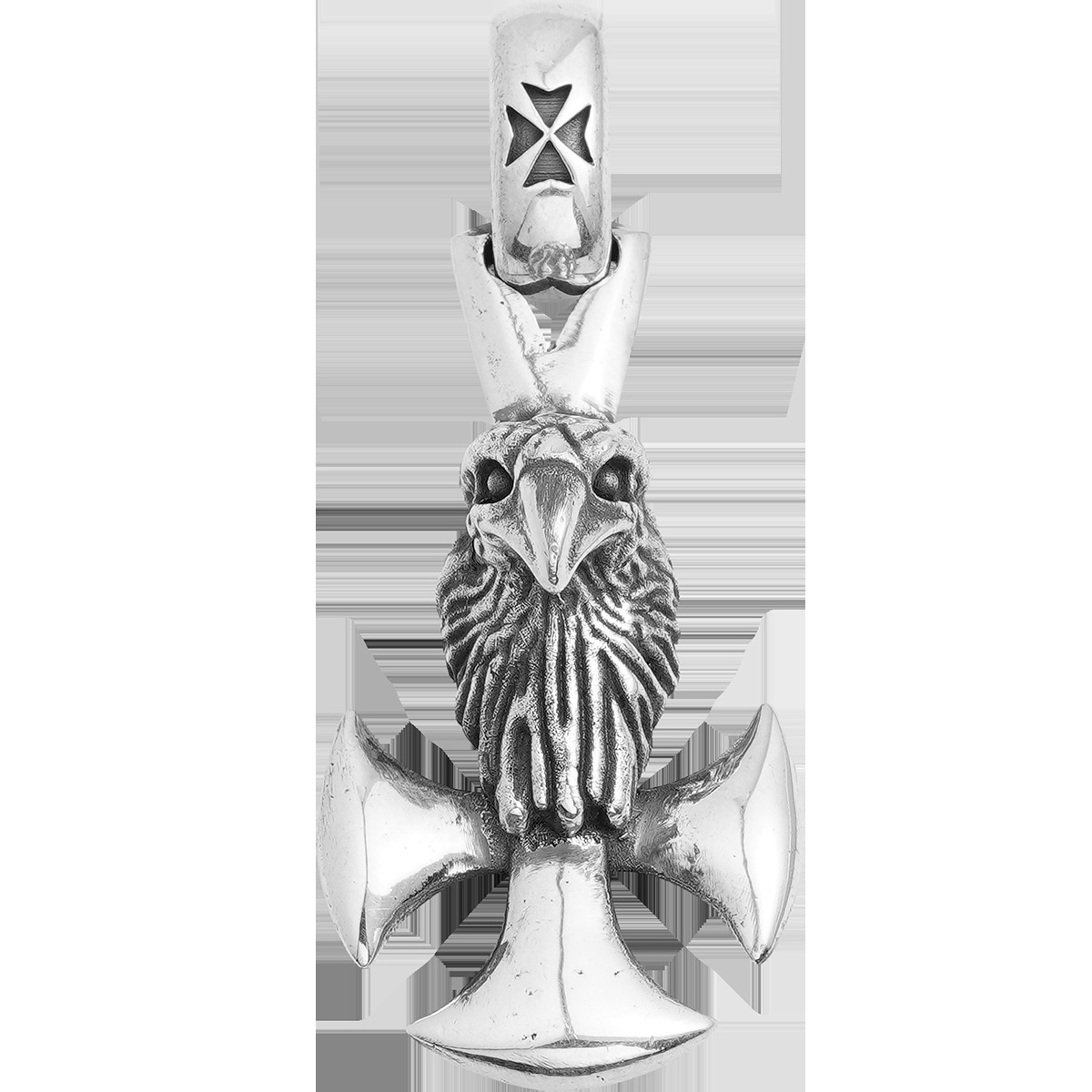 Chrome Hearts Cross Ring - Gothic 925 Sterling Silver Jewelry | David Studio