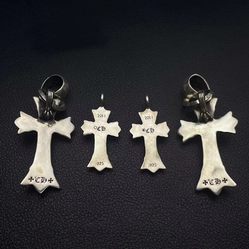 Chrome Hearts Cross Ring - Gothic 925 Sterling Silver Jewelry | David Studio