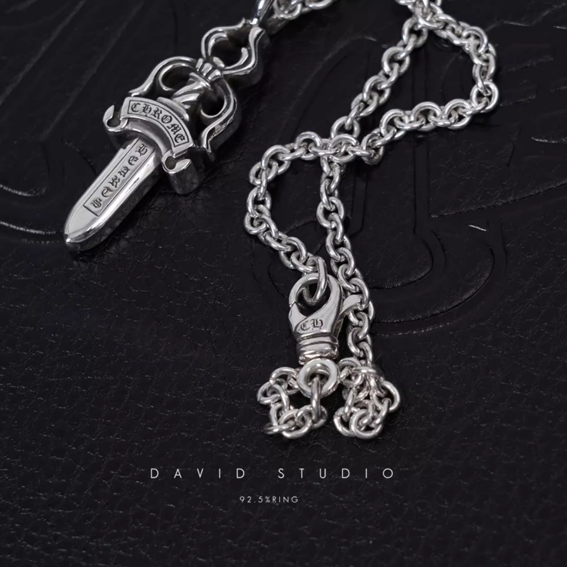 Chrome Hearts Cross Ring - Gothic 925 Sterling Silver Jewelry | David Studio