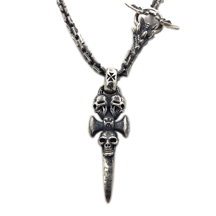 Chrome Hearts Cross Ring - Gothic 925 Sterling Silver Jewelry | David Studio