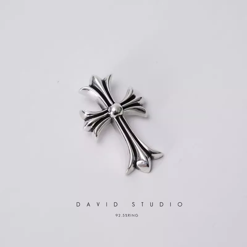 Chrome Hearts Cross Ring - Gothic 925 Sterling Silver Jewelry | David Studio