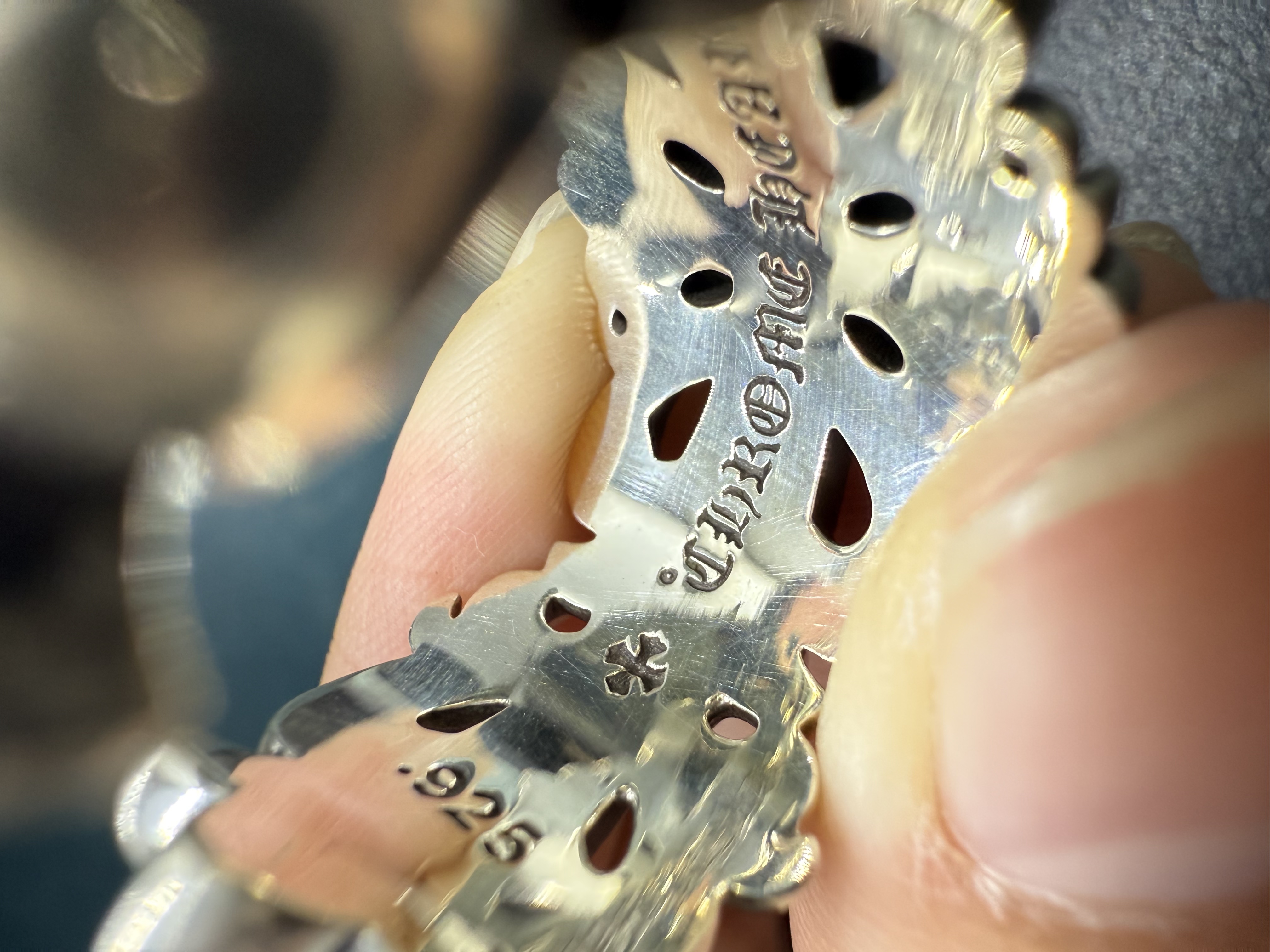 Chrome Hearts Cross Ring - Gothic 925 Sterling Silver Jewelry | David Studio