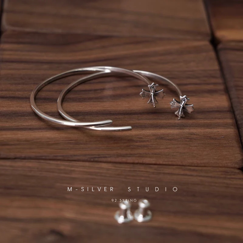 Chrome Hearts Cross Ring - Gothic 925 Sterling Silver Jewelry | David Studio