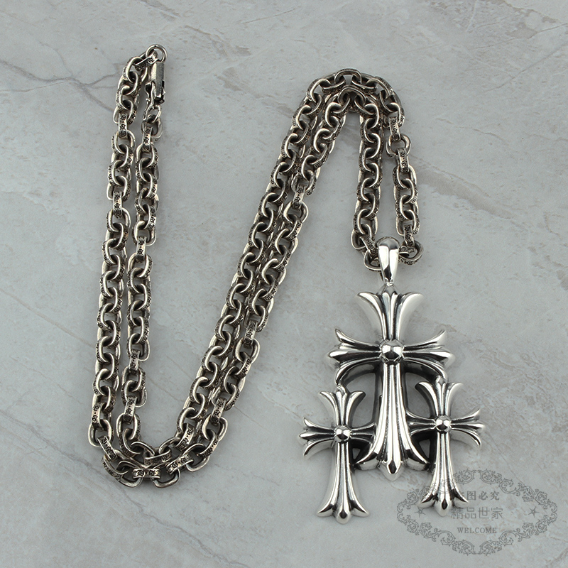 Chrome Hearts Cross Ring - Gothic 925 Sterling Silver Jewelry | David Studio