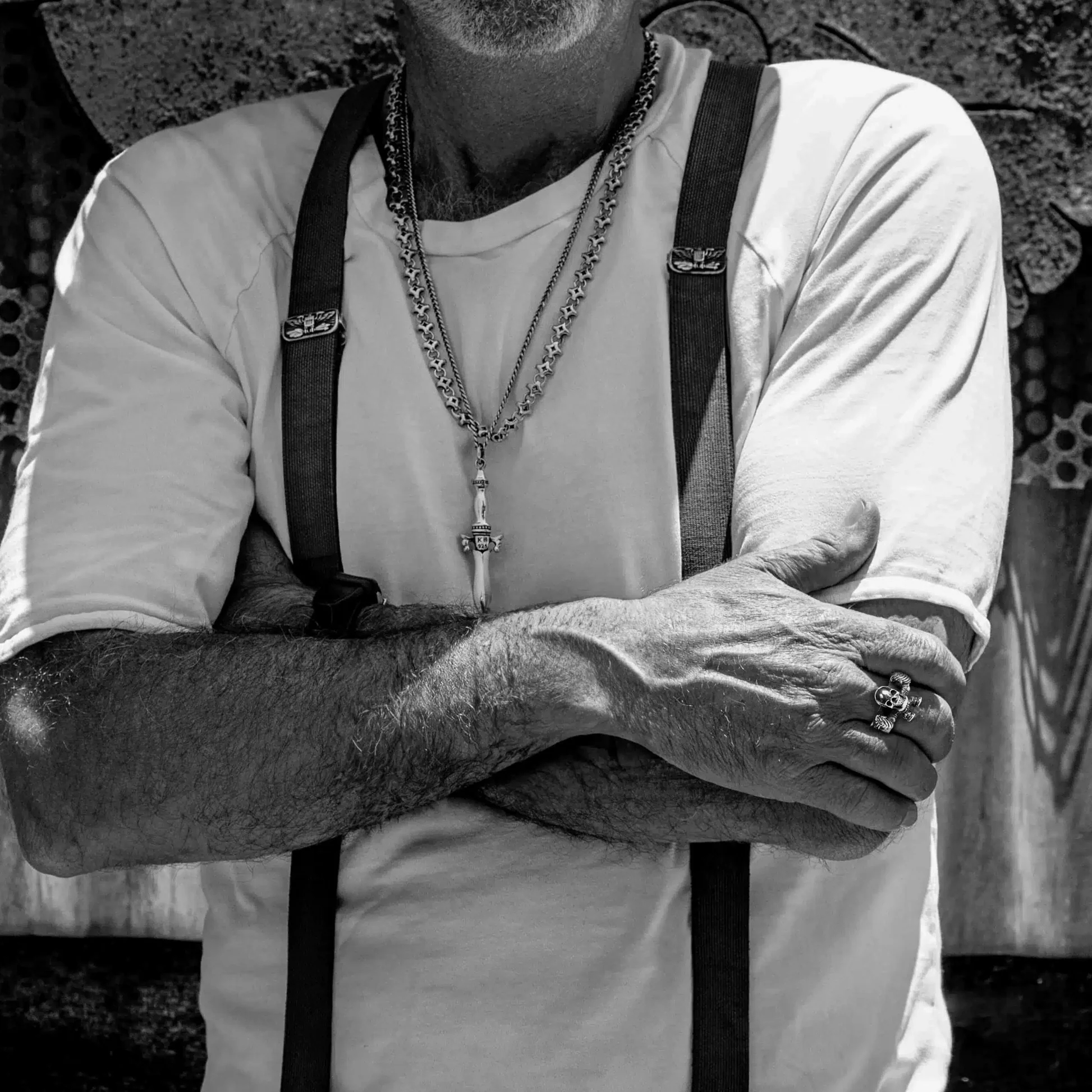 Chrome Hearts Cross Ring - Gothic 925 Sterling Silver Jewelry | David Studio