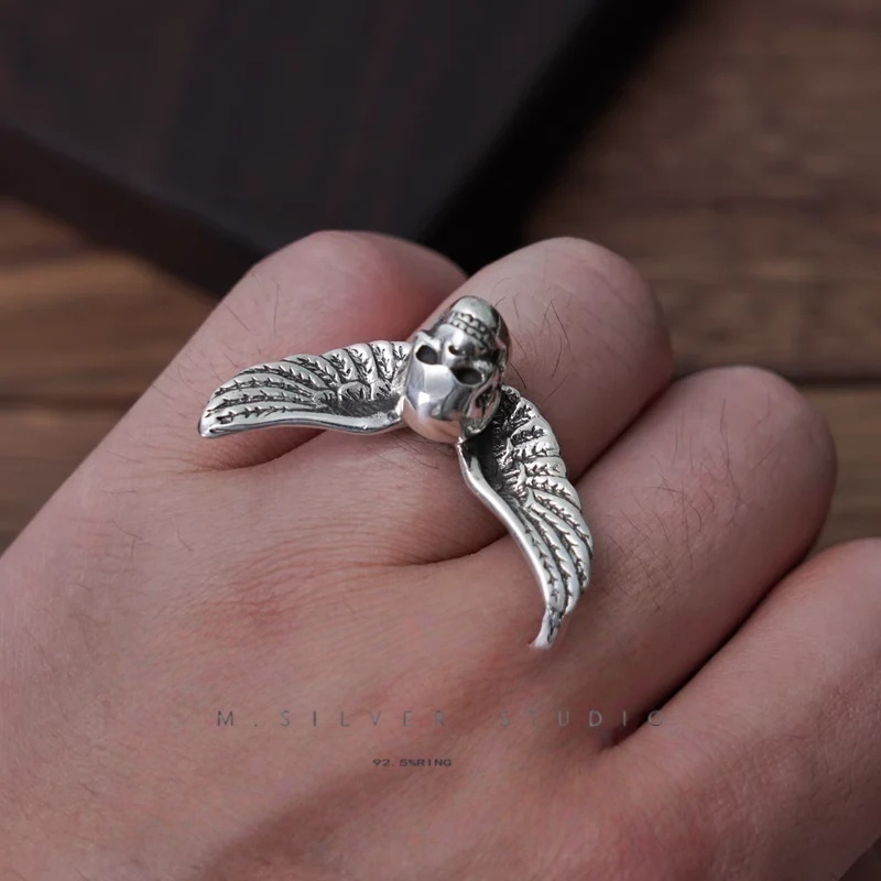 Chrome Hearts Cross Ring - Gothic 925 Sterling Silver Jewelry | David Studio