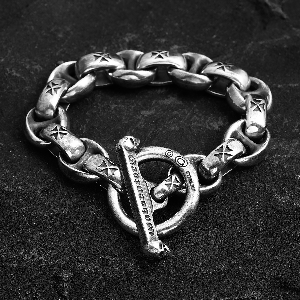 Chrome Hearts Cross Ring - Gothic 925 Sterling Silver Jewelry | David Studio