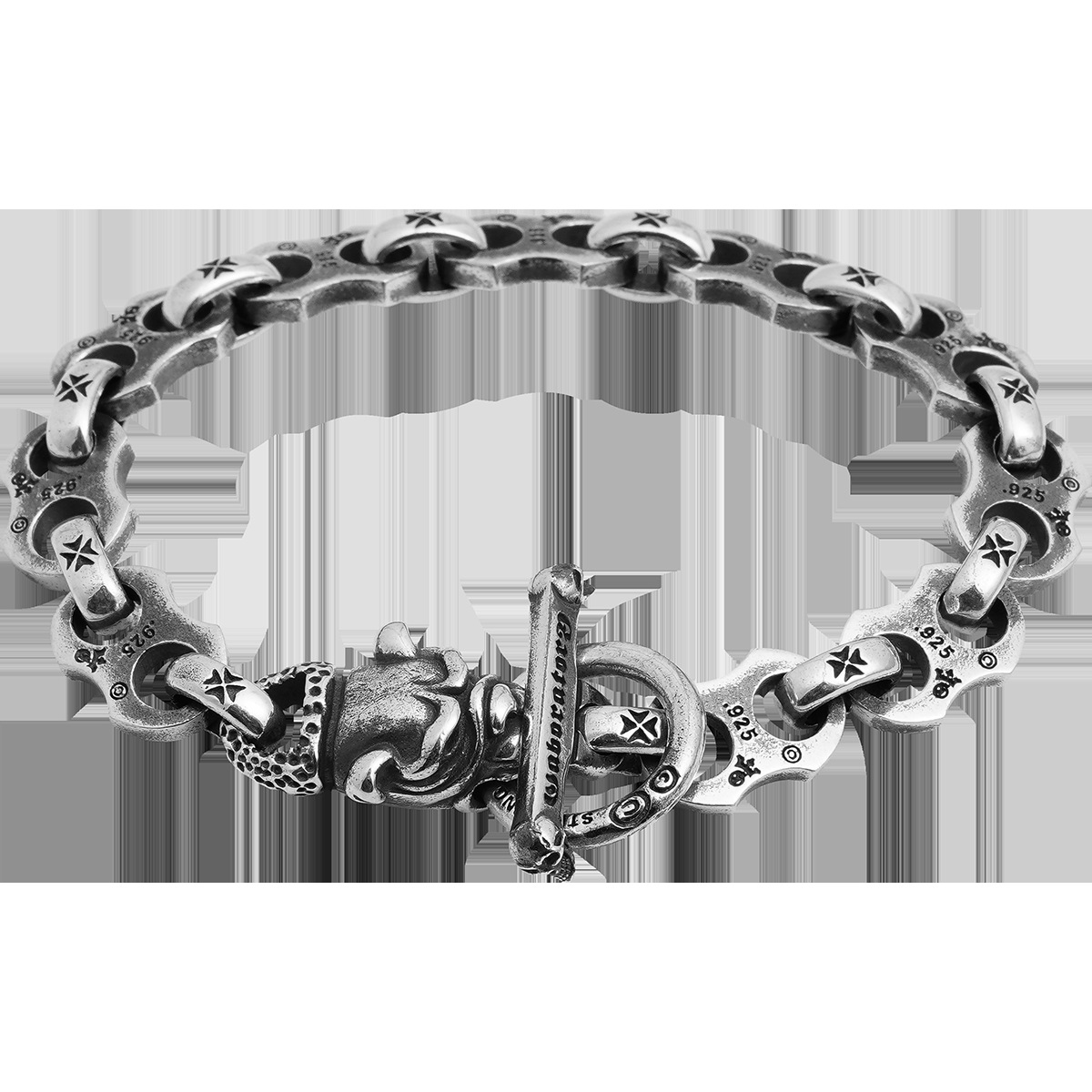 Chrome Hearts Cross Ring - Gothic 925 Sterling Silver Jewelry | David Studio