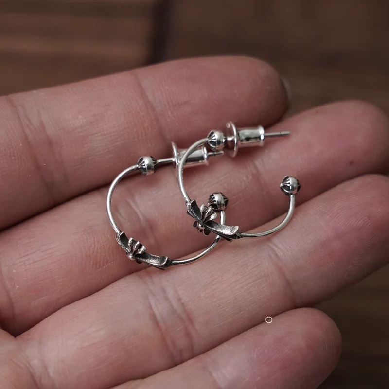 Chrome Hearts Cross Ring - Gothic 925 Sterling Silver Jewelry | David Studio