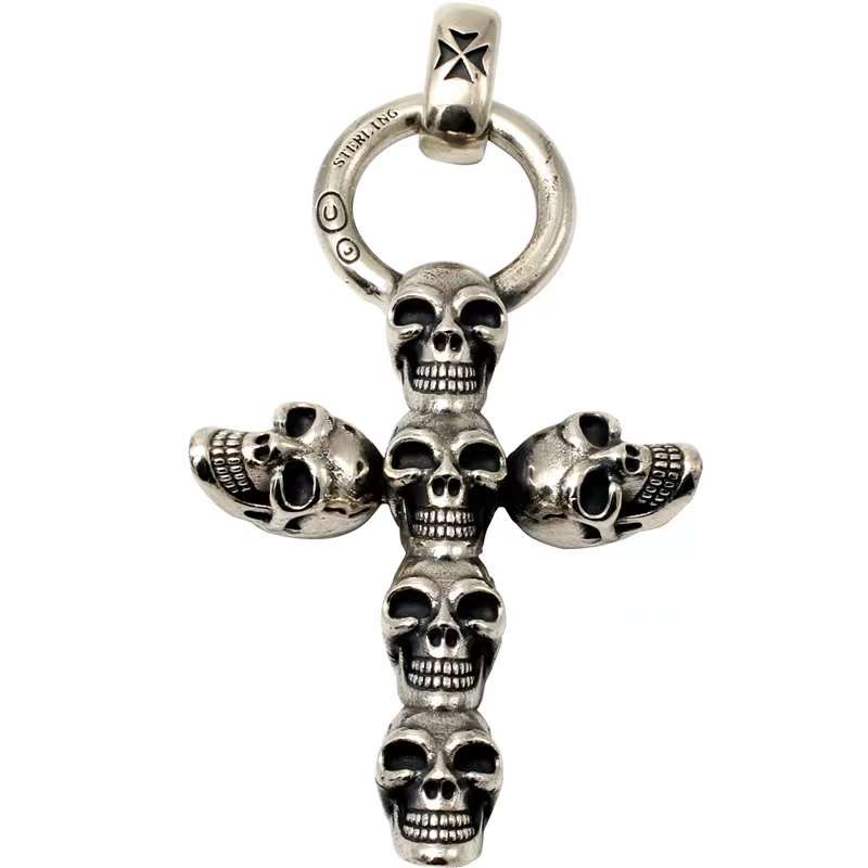 Chrome Hearts Cross Ring - Gothic 925 Sterling Silver Jewelry | David Studio