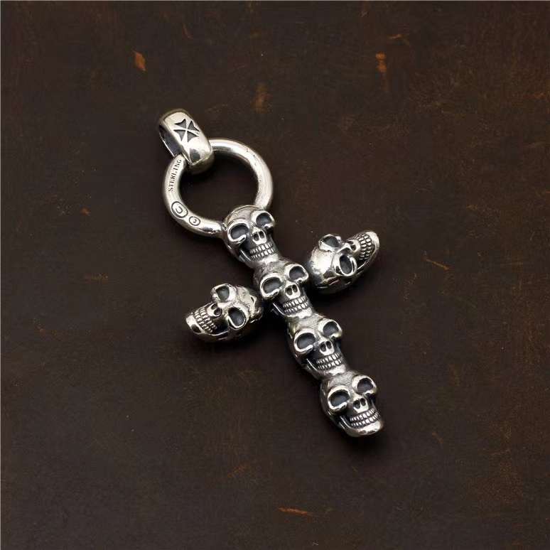 Chrome Hearts Cross Ring - Gothic 925 Sterling Silver Jewelry | David Studio