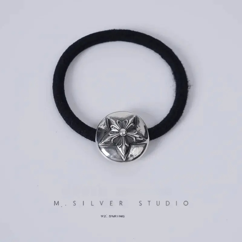 Chrome Hearts Cross Ring - Gothic 925 Sterling Silver Jewelry | David Studio