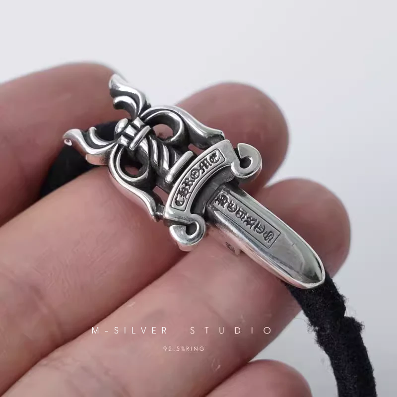 Chrome Hearts Cross Ring - Gothic 925 Sterling Silver Jewelry | David Studio