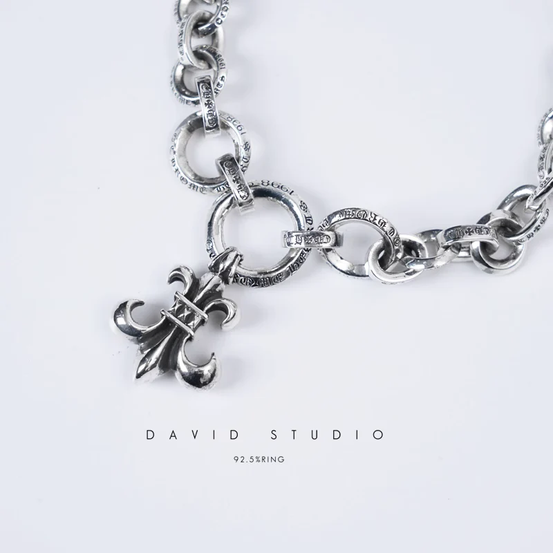 Chrome Hearts Cross Ring - Gothic 925 Sterling Silver Jewelry | David Studio