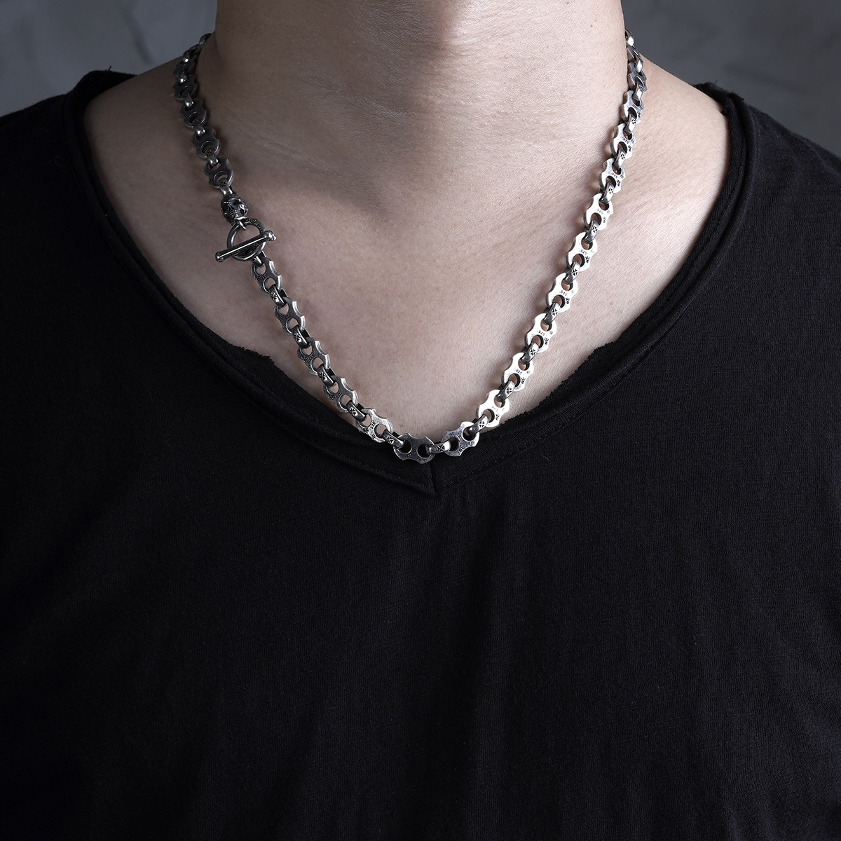 Chrome Hearts Cross Ring - Gothic 925 Sterling Silver Jewelry | David Studio