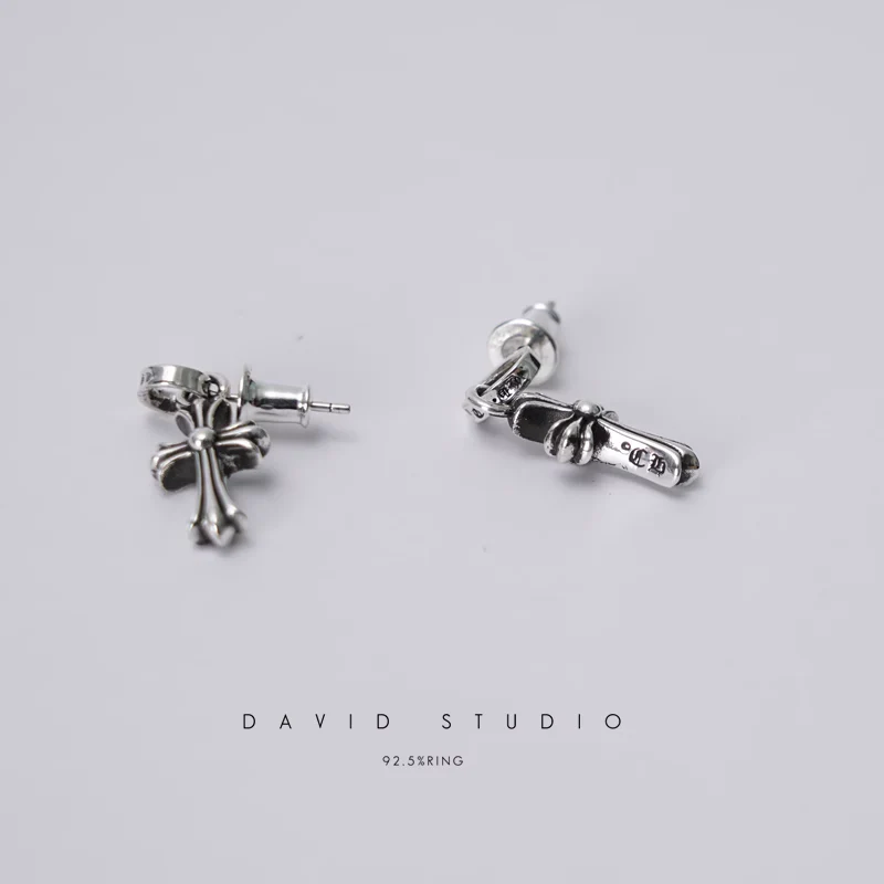 Chrome Hearts Cross Ring - Gothic 925 Sterling Silver Jewelry | David Studio