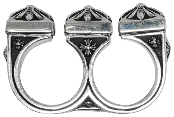 Chrome Hearts Cross Ring - Gothic 925 Sterling Silver Jewelry | David Studio
