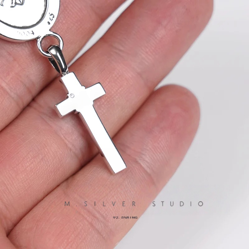 Chrome Hearts Cross Ring - Gothic 925 Sterling Silver Jewelry | David Studio