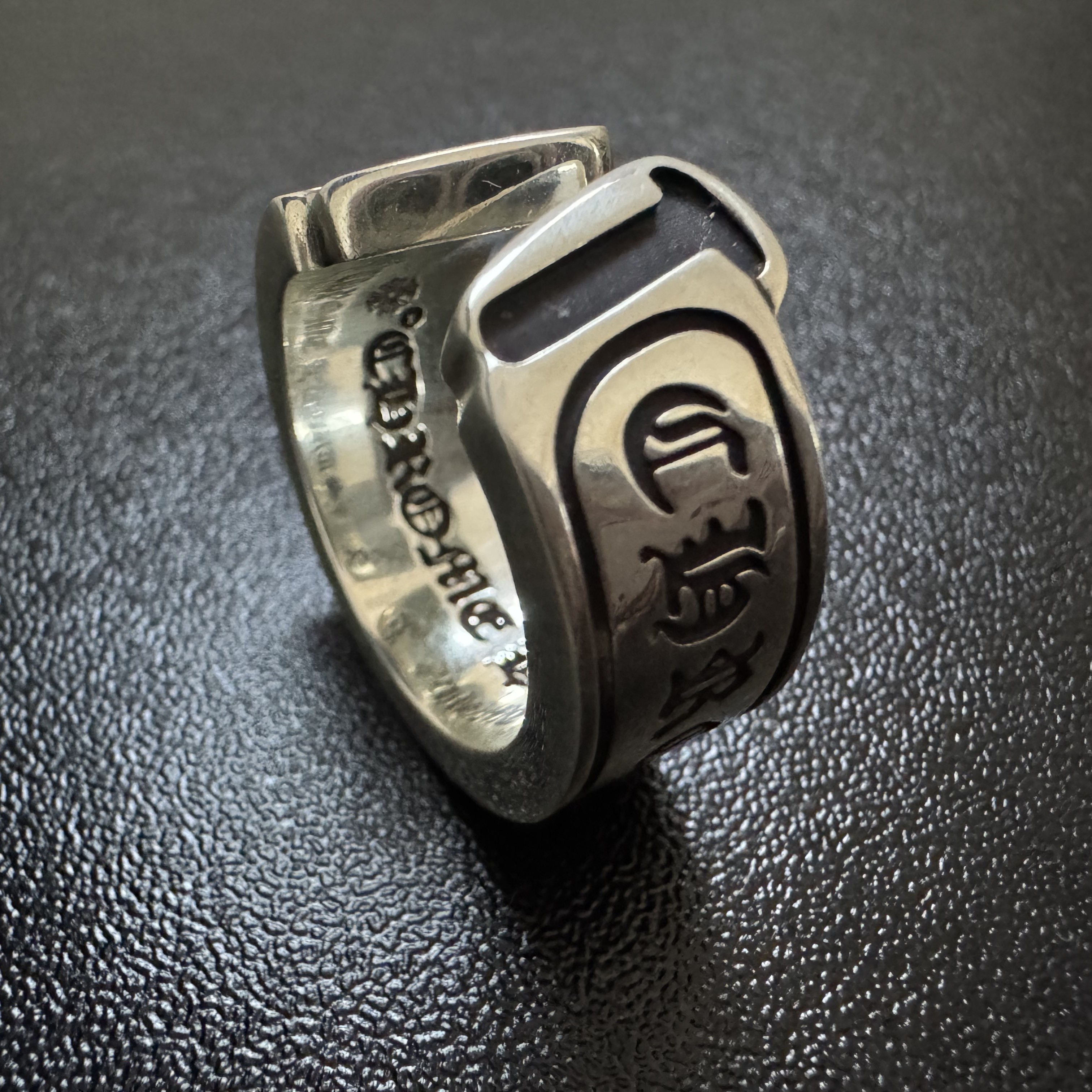 Chrome Hearts Cross Ring - Gothic 925 Sterling Silver Jewelry | David Studio