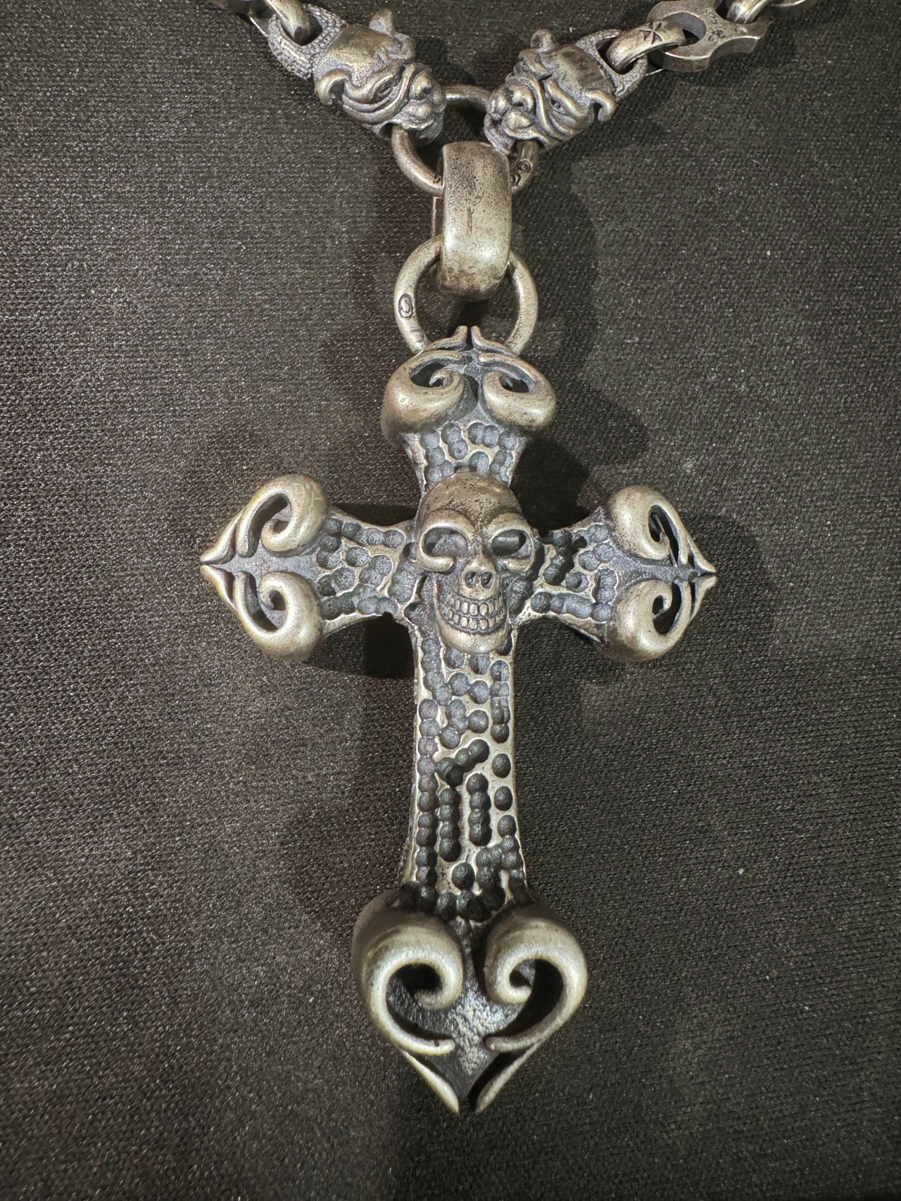 Chrome Hearts Cross Ring - Gothic 925 Sterling Silver Jewelry | David Studio