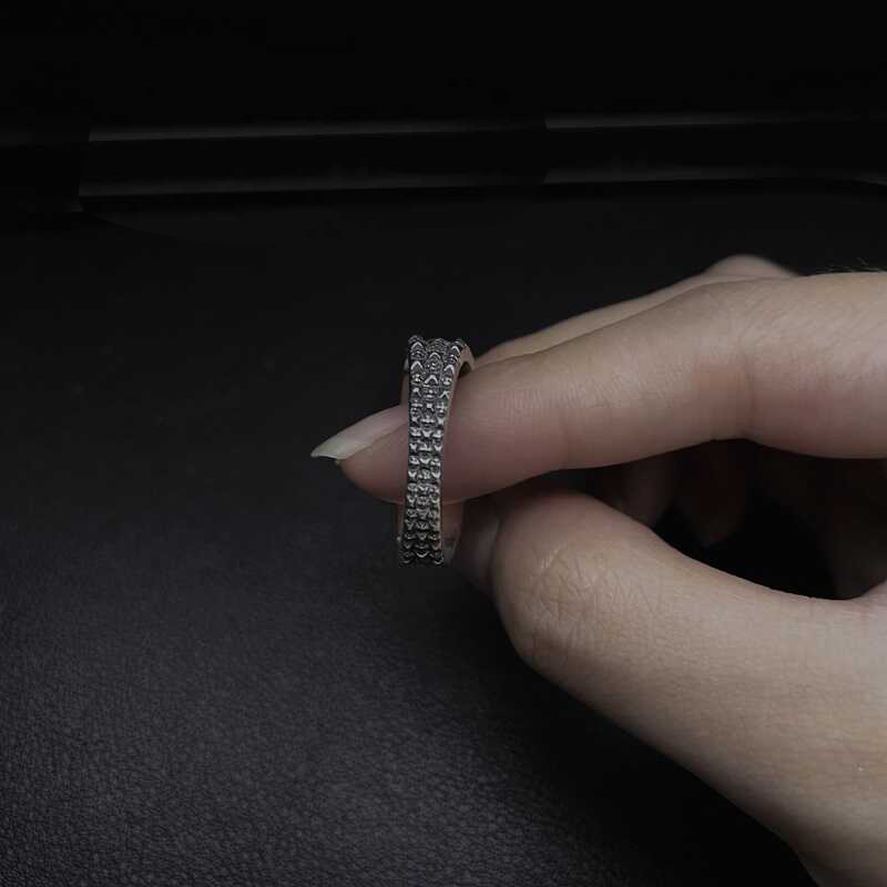 Chrome Hearts Cross Ring - Gothic 925 Sterling Silver Jewelry | David Studio