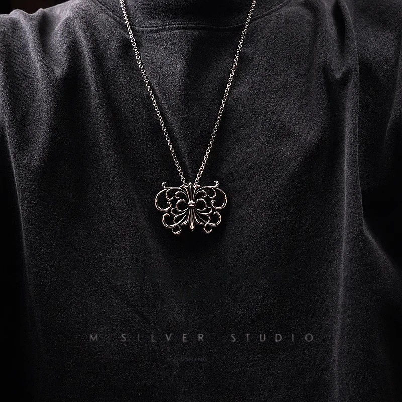 Chrome Hearts Cross Ring - Gothic 925 Sterling Silver Jewelry | David Studio