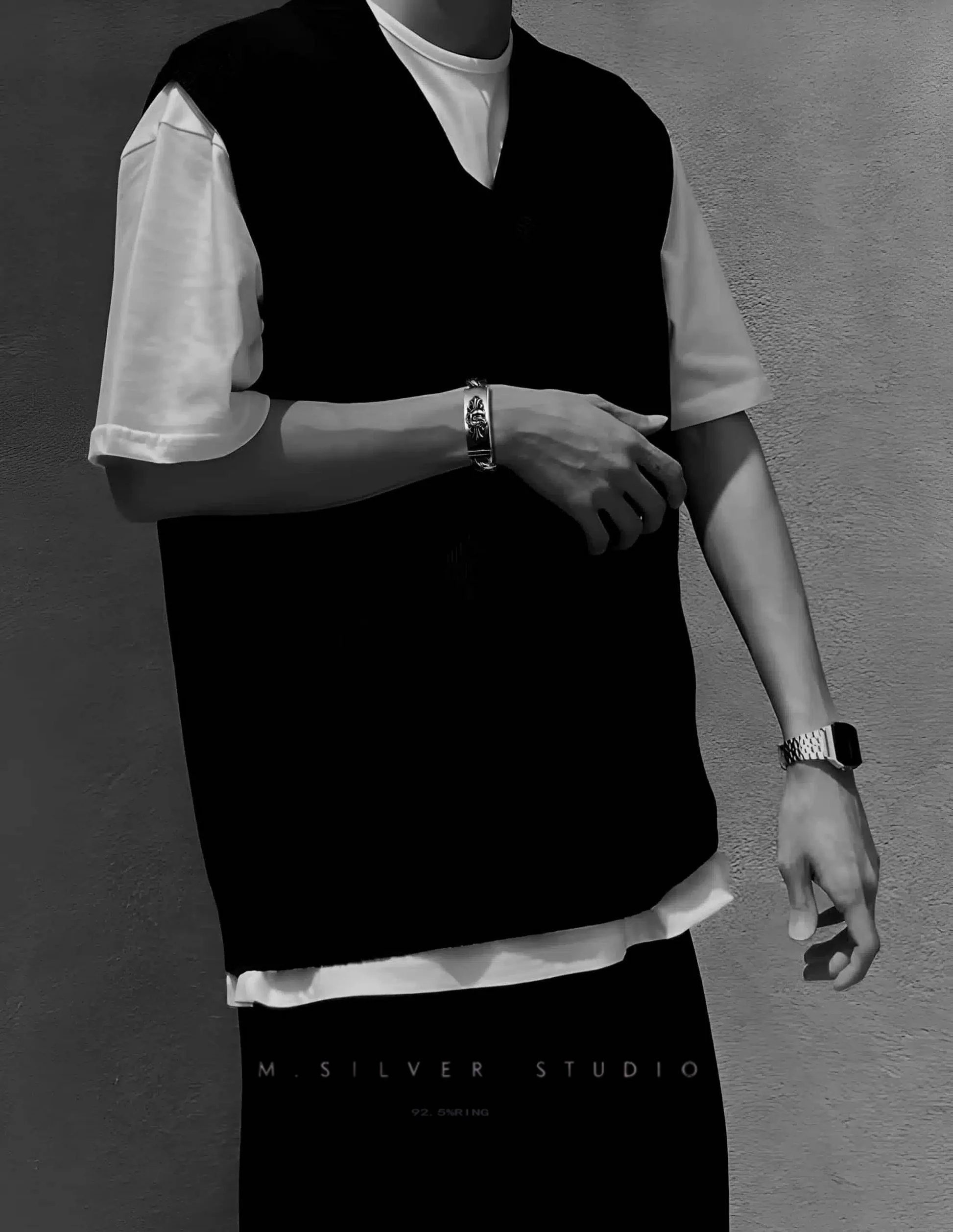 Chrome Hearts Cross Ring - Gothic 925 Sterling Silver Jewelry | David Studio