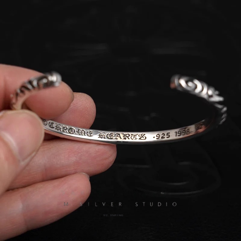 Chrome Hearts Cross Ring - Gothic 925 Sterling Silver Jewelry | David Studio