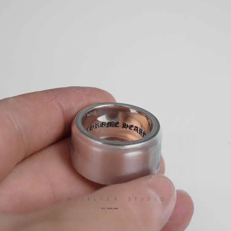 Chrome Hearts Cross Ring - Gothic 925 Sterling Silver Jewelry | David Studio