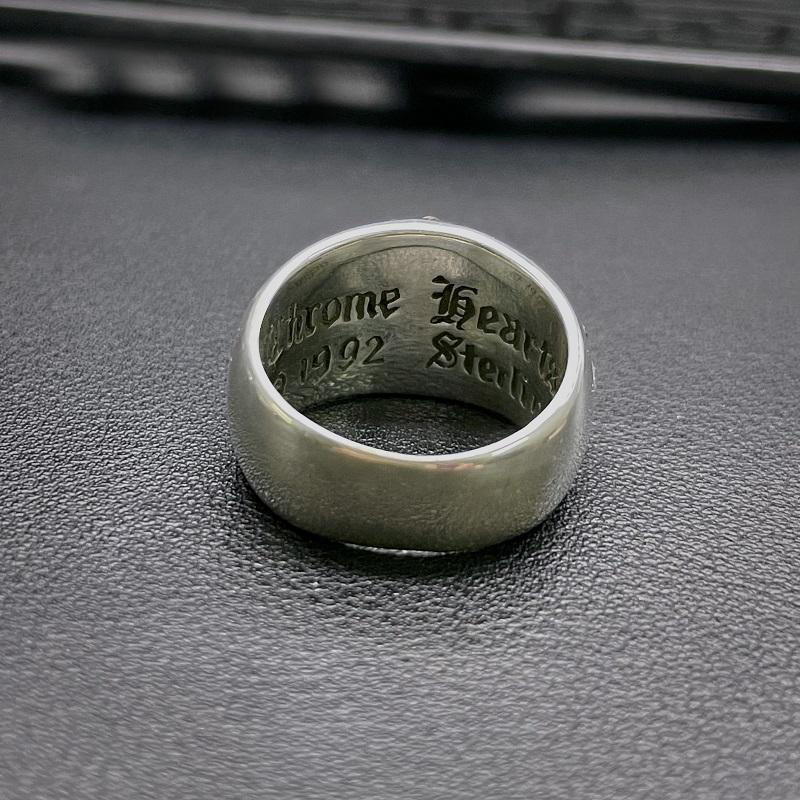 Chrome Hearts Cross Ring - Gothic 925 Sterling Silver Jewelry | David Studio