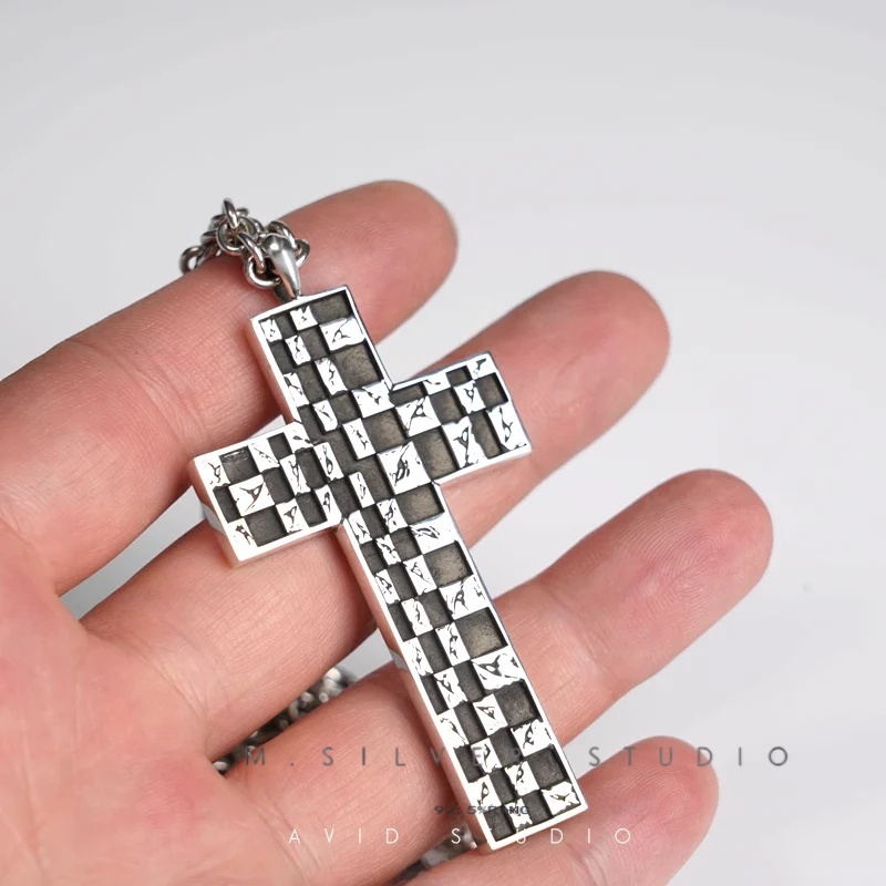 Chrome Hearts Cross Ring - Gothic 925 Sterling Silver Jewelry | David Studio