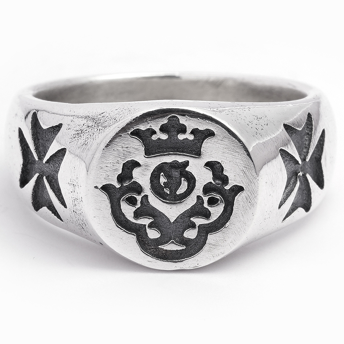 Chrome Hearts Cross Ring - Gothic 925 Sterling Silver Jewelry | David Studio