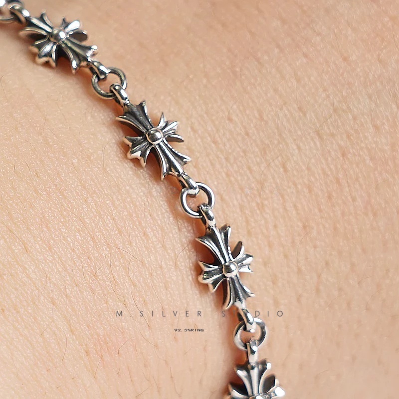 Chrome Hearts Cross Ring - Gothic 925 Sterling Silver Jewelry | David Studio