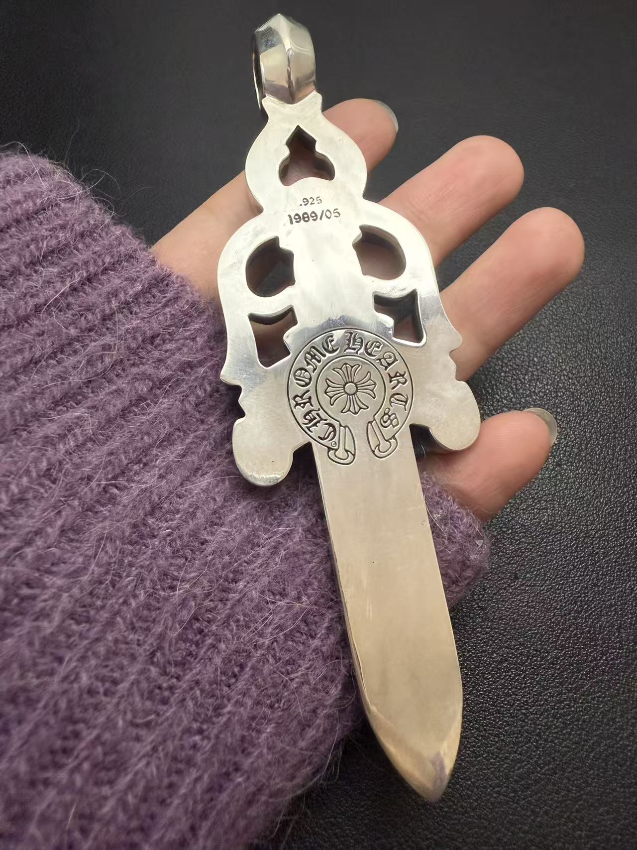 Chrome Hearts Cross Ring - Gothic 925 Sterling Silver Jewelry | David Studio