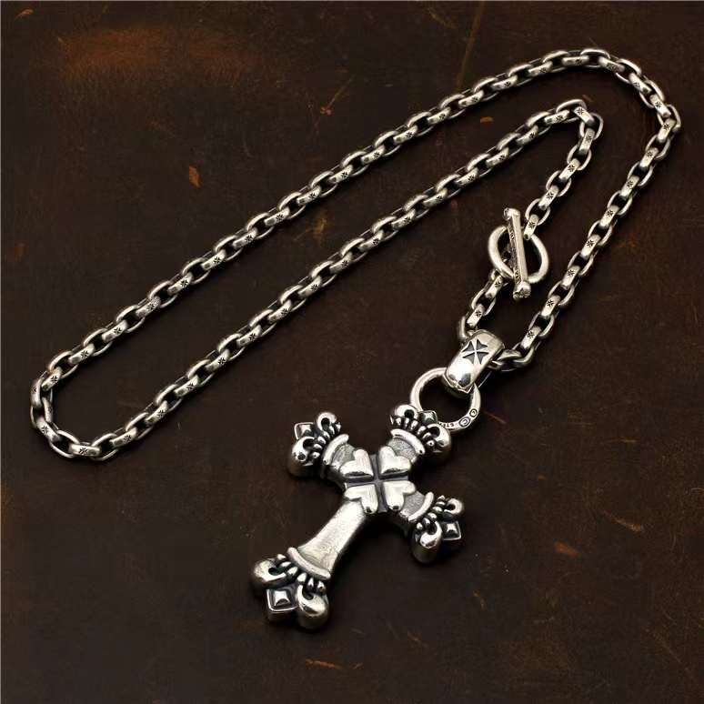 Chrome Hearts Cross Ring - Gothic 925 Sterling Silver Jewelry | David Studio