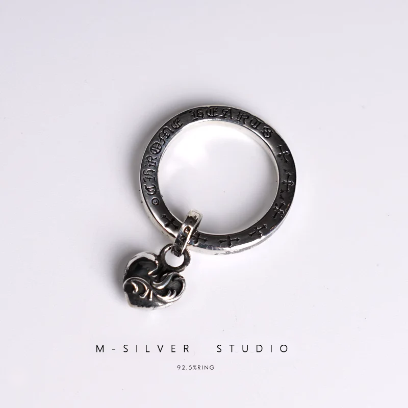 Chrome Hearts Cross Ring - Gothic 925 Sterling Silver Jewelry | David Studio