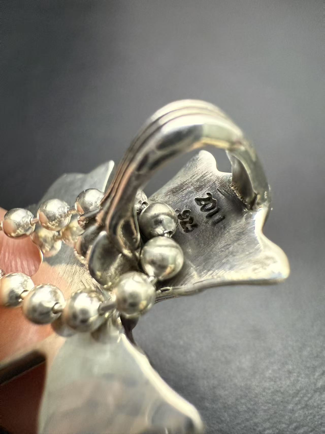 Chrome Hearts Cross Ring - Gothic 925 Sterling Silver Jewelry | David Studio