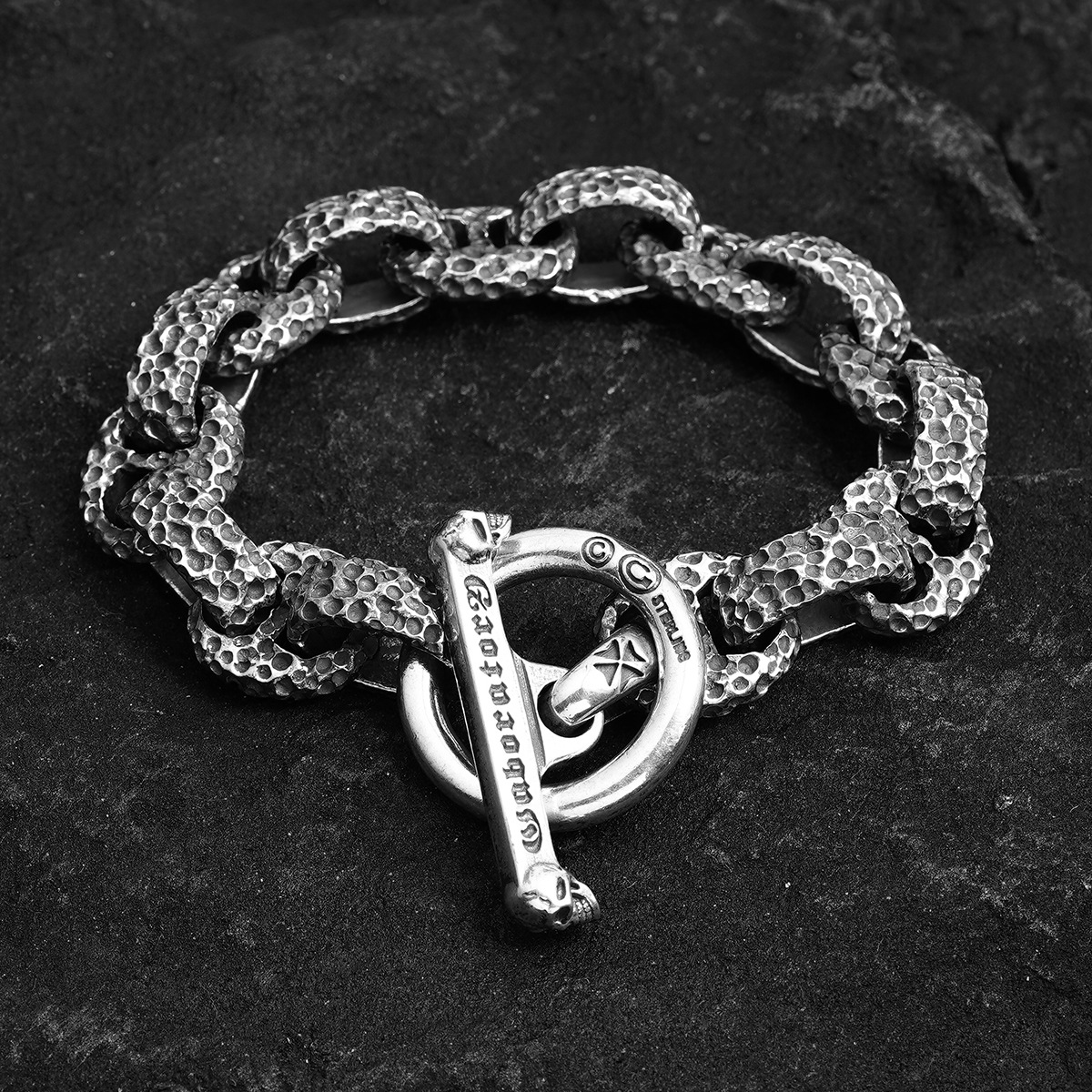 Chrome Hearts Cross Ring - Gothic 925 Sterling Silver Jewelry | David Studio