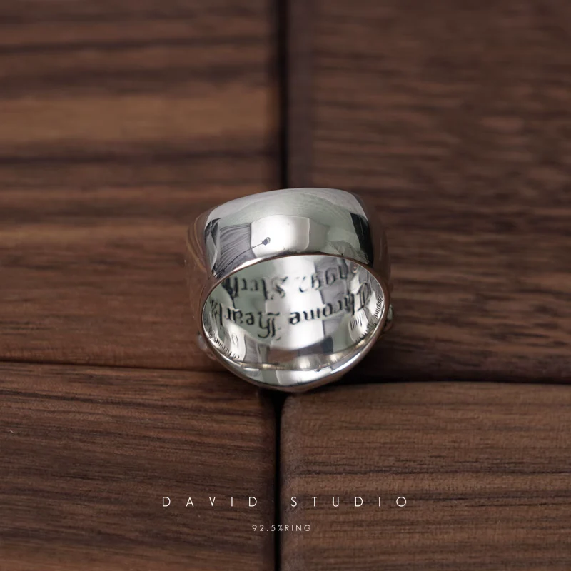 Chrome Hearts Cross Ring - Gothic 925 Sterling Silver Jewelry | David Studio