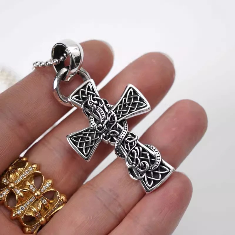 Chrome Hearts Cross Ring - Gothic 925 Sterling Silver Jewelry | David Studio
