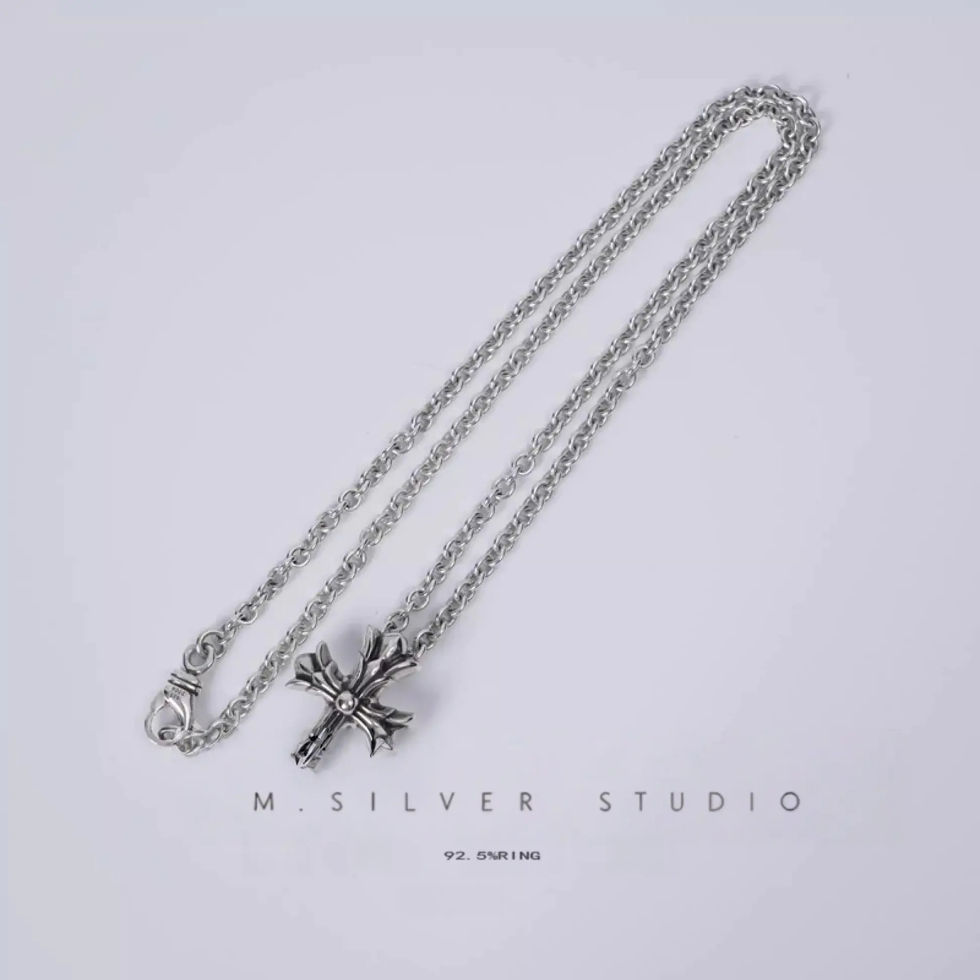 Chrome Hearts Cross Ring - Gothic 925 Sterling Silver Jewelry | David Studio