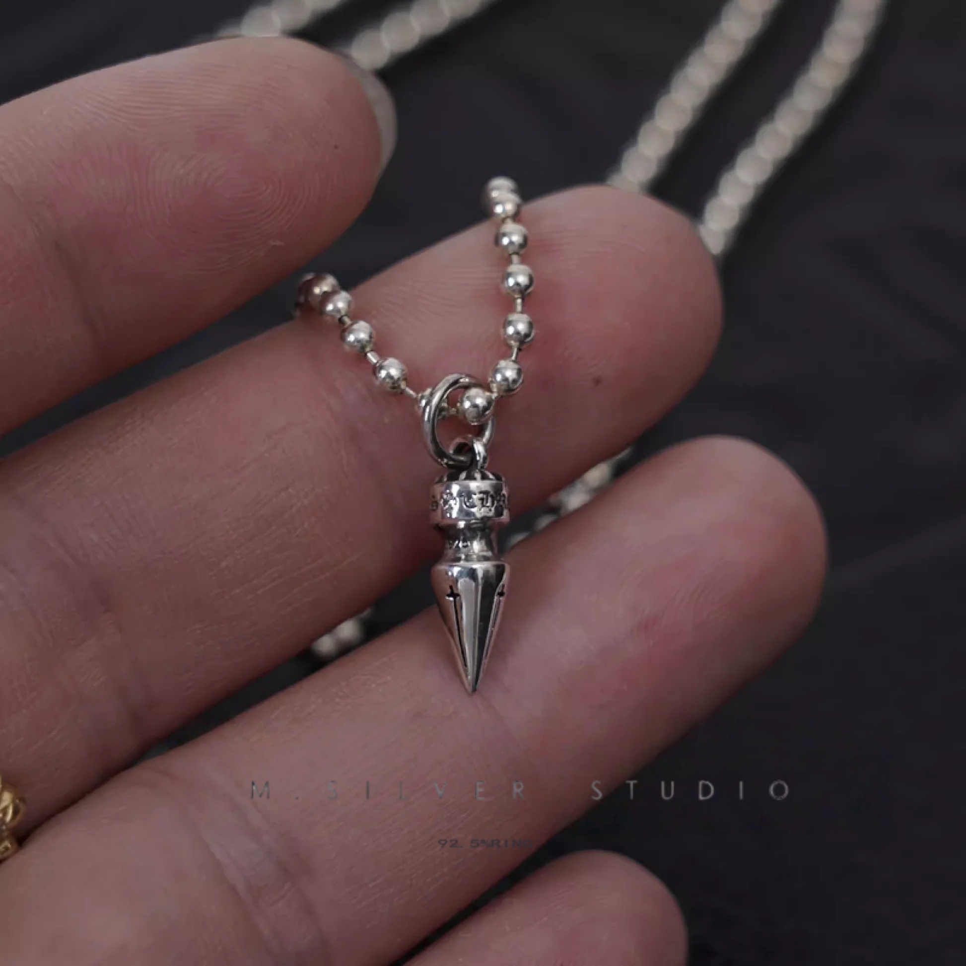 Chrome Hearts Cross Ring - Gothic 925 Sterling Silver Jewelry | David Studio