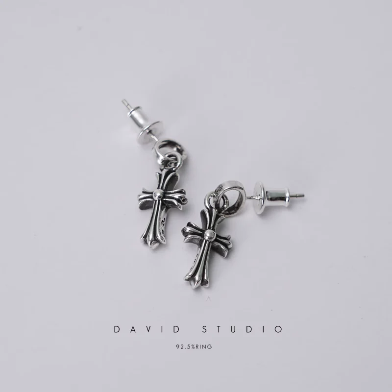 Chrome Hearts Cross Ring - Gothic 925 Sterling Silver Jewelry | David Studio