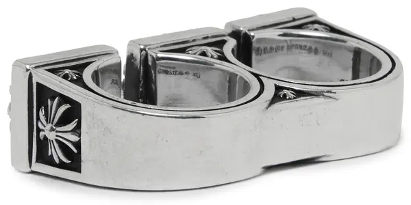 Chrome Hearts Cross Ring - Gothic 925 Sterling Silver Jewelry | David Studio