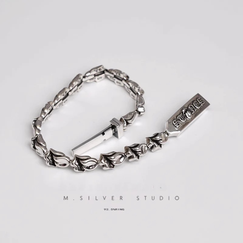 Chrome Hearts Cross Ring - Gothic 925 Sterling Silver Jewelry | David Studio