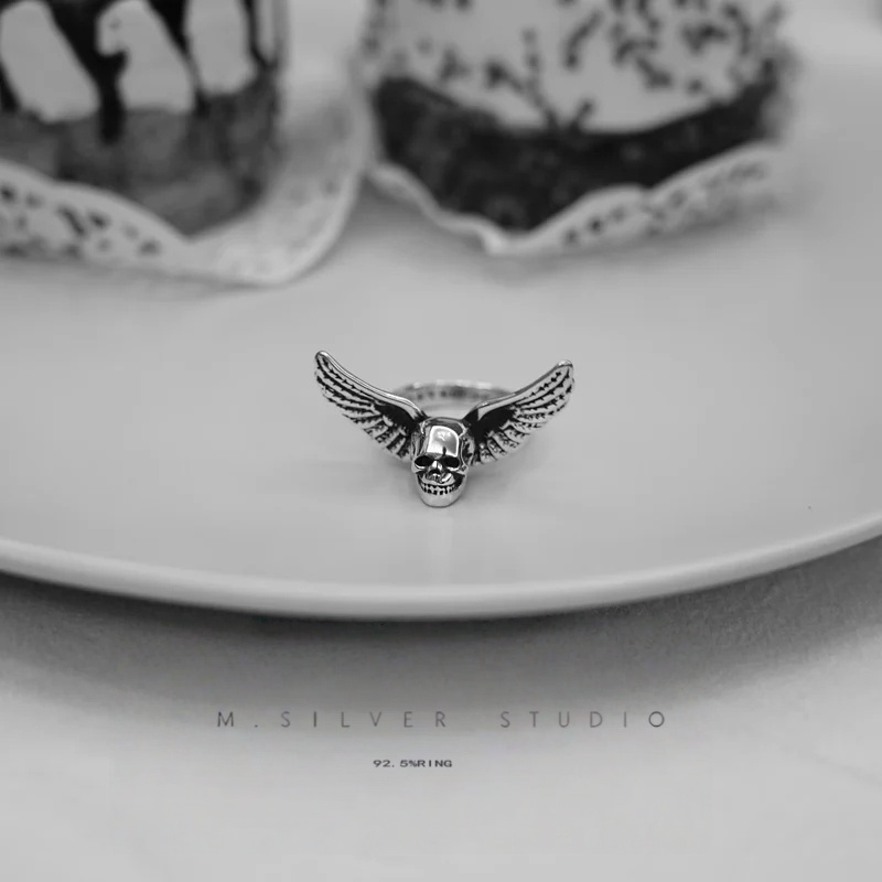 Chrome Hearts Cross Ring - Gothic 925 Sterling Silver Jewelry | David Studio