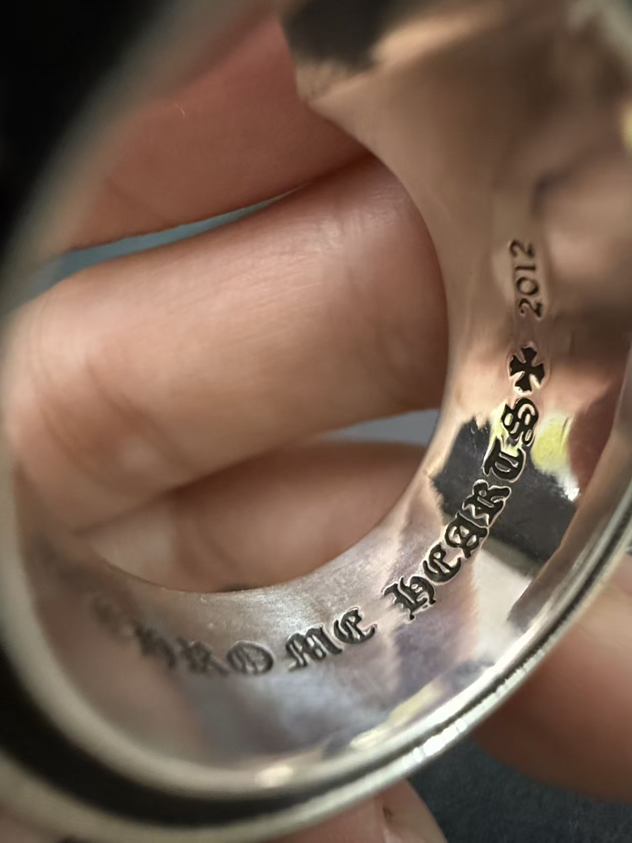 Chrome Hearts Cross Ring - Gothic 925 Sterling Silver Jewelry | David Studio